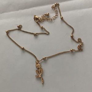 Single Rose Necklace